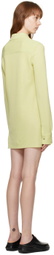 1017 ALYX 9SM Yellow Rea Mini Dress