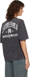AMIRI Gray 'Amiri Hollywood' Oversized T-shirt