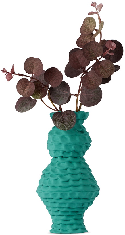 Photo: Steph Woods SSENSE Exclusive Green Butter Dome Vase