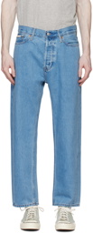 Calvin Klein Blue Twisted Seam Jeans