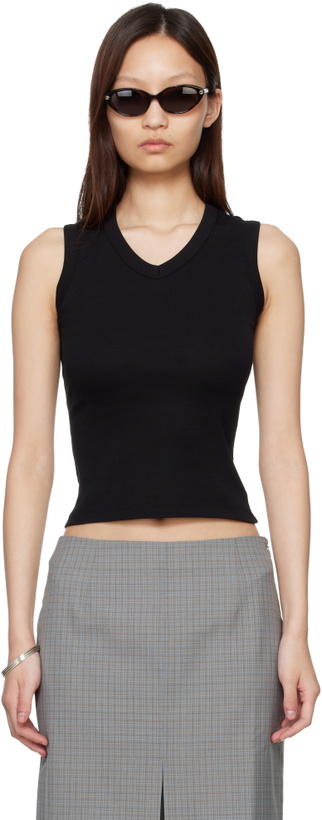Photo: FLORE FLORE Black Jill Tank Top