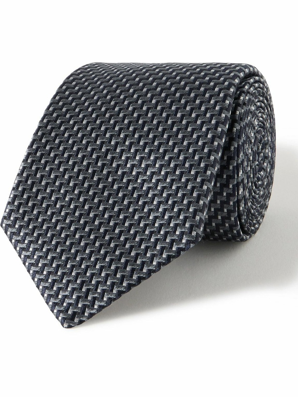 Photo: Canali - 7.5cm Silk-Jacquard Tie