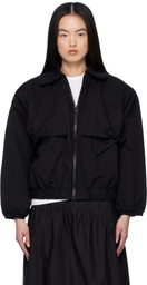 Deiji Studios Black Double Layered Jacket