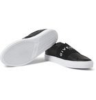 Givenchy - Urban Street Logo-Print Leather Slip-On Sneakers - Black