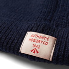 Nigel Cabourn Broad Arrow Embroidered Beanie