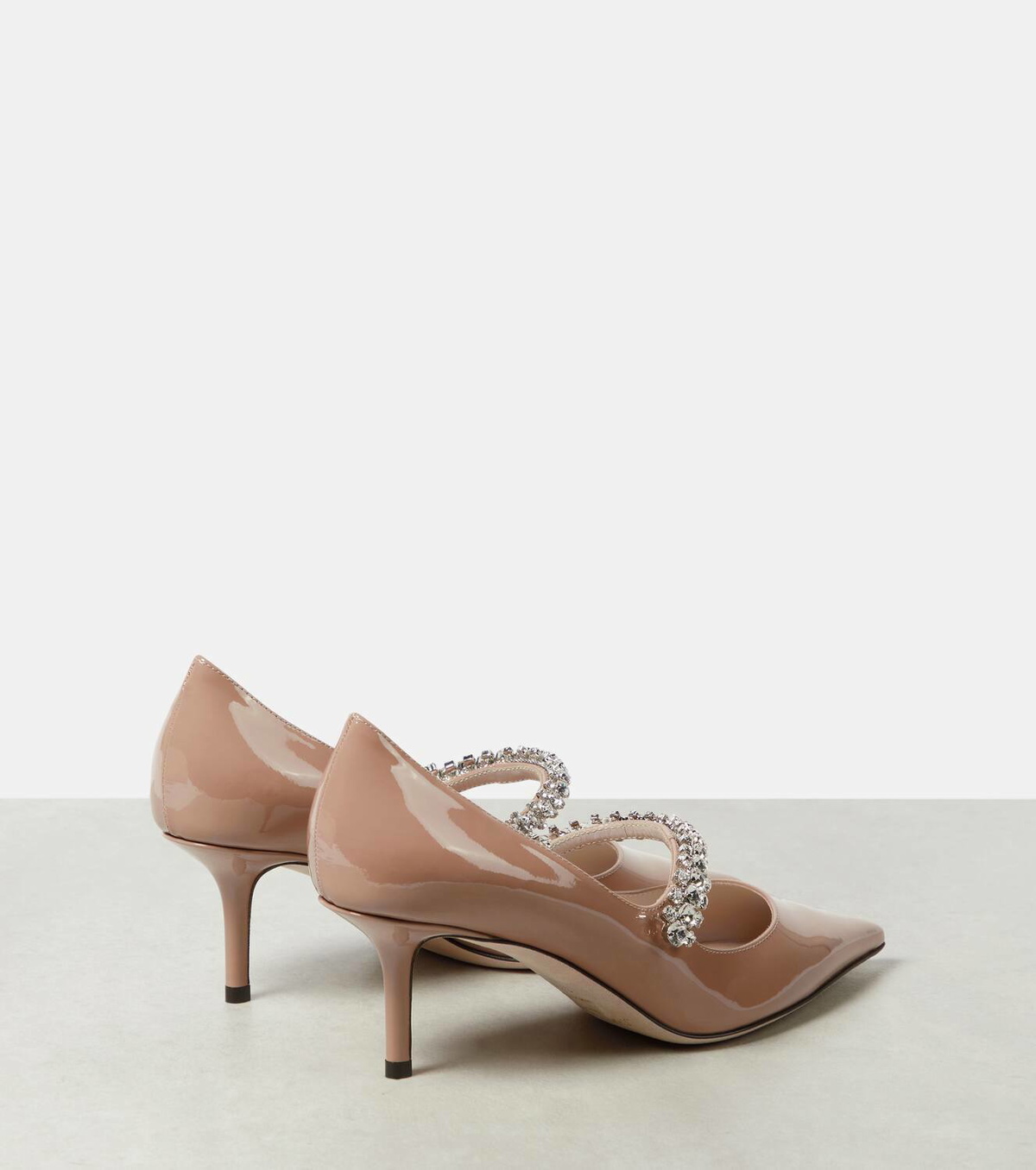 Jimmy Choo Bing 65 embellished patent leather pumps Jimmy Choo