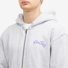 Stan Ray Men's OG Logo Zip Hoodie in Grey Marl/Navy