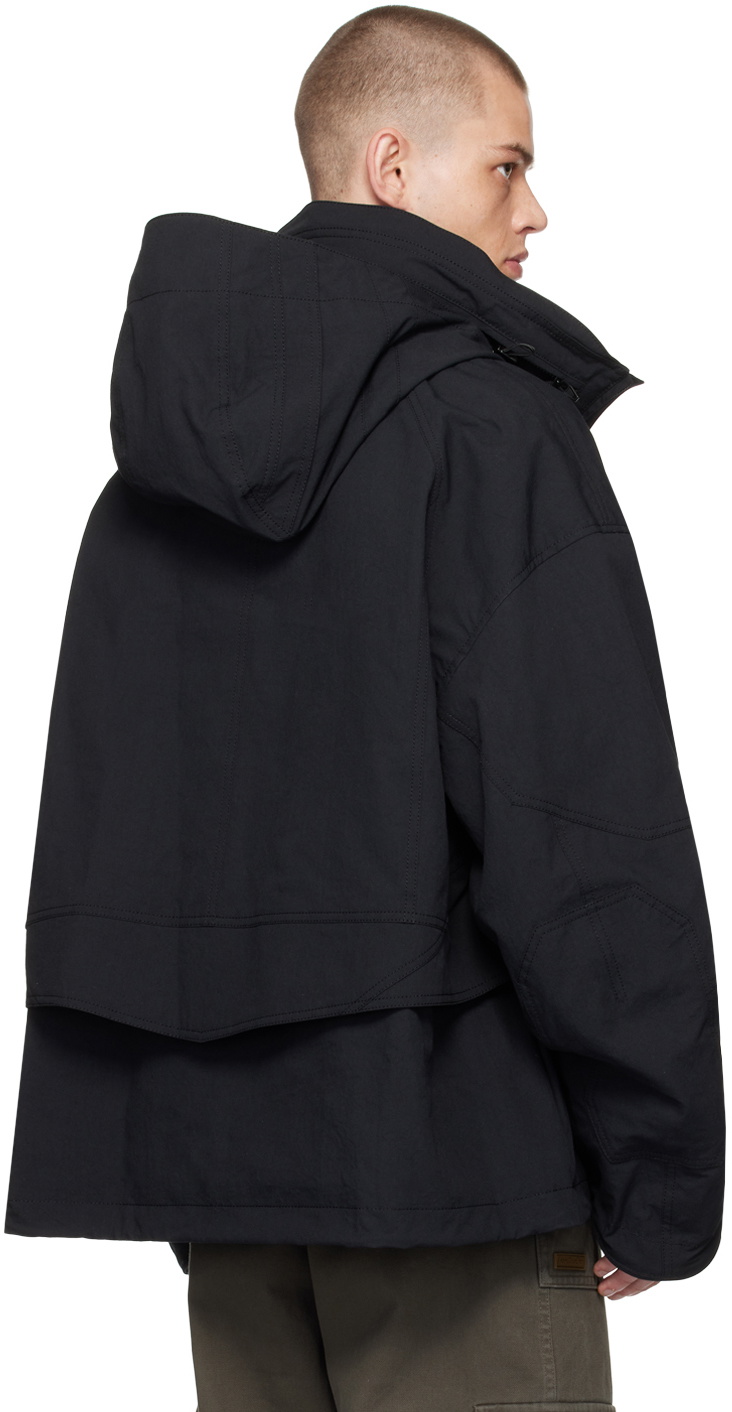 Juun.J Black Oversized Jacket