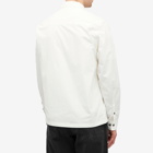 C.P. Company Men's Organic Gabardine Zip Overshirt in Gauze White
