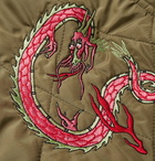 Wacko Maria - Embroidered Quilted Shell Jacket - Green