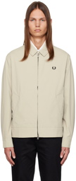 Fred Perry Beige Zip Jacket