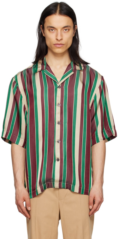 Photo: Dries Van Noten Multicolor Striped Shirt
