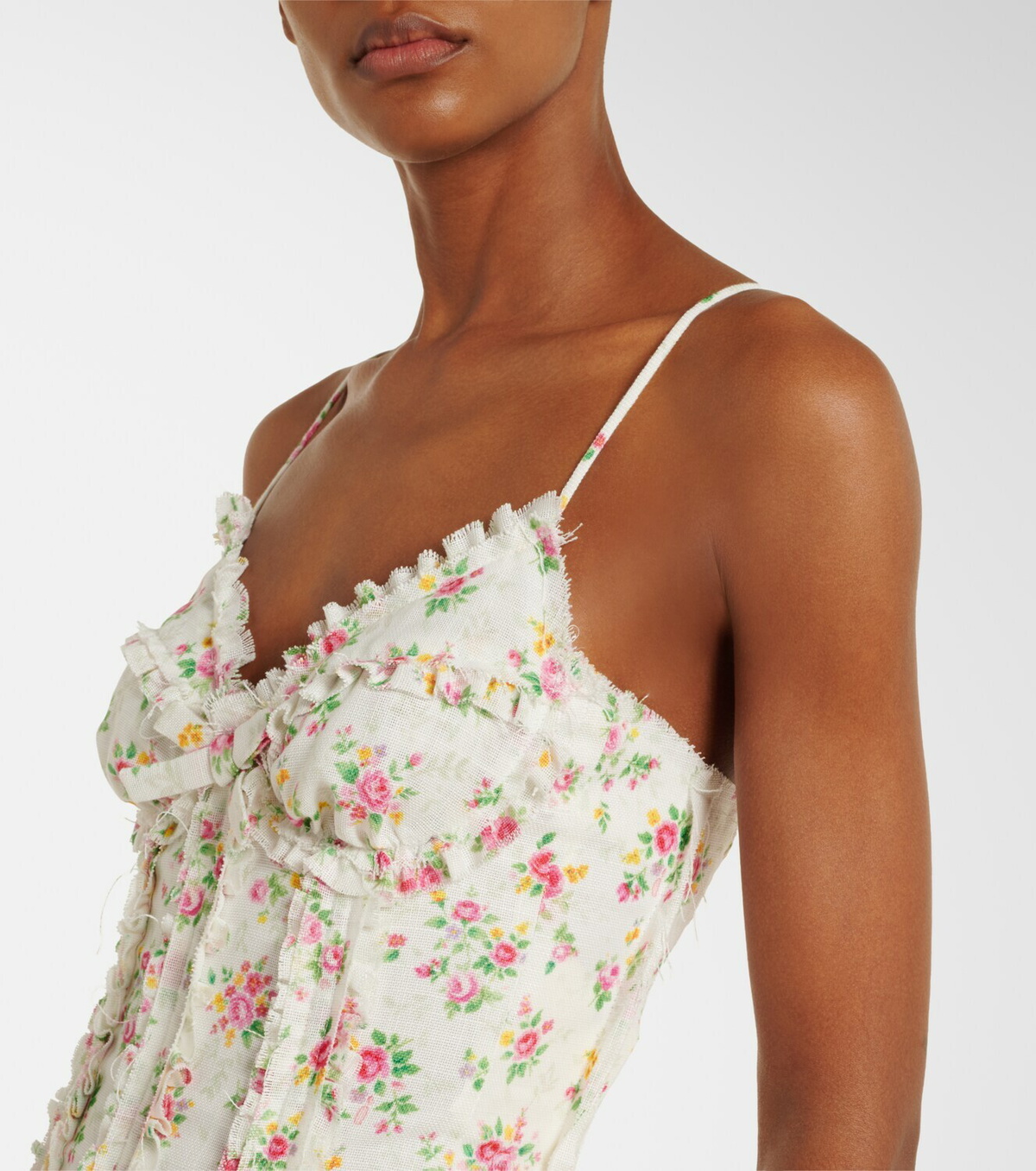 Shushu/Tong Floral bodysuit