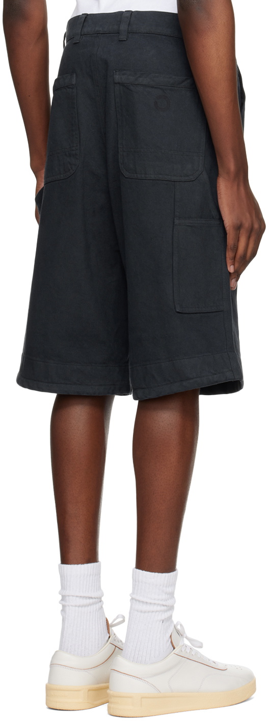 Objects IV Life Gray Garment-Dyed Shorts