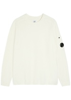 C.P. Company Cotton Jumper White