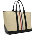 Thom Browne Beige Medium Tool RWB Stripe Tote