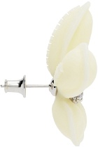 Shushu/Tong Off-White YVMIN Edition Rubber Flower Earrings