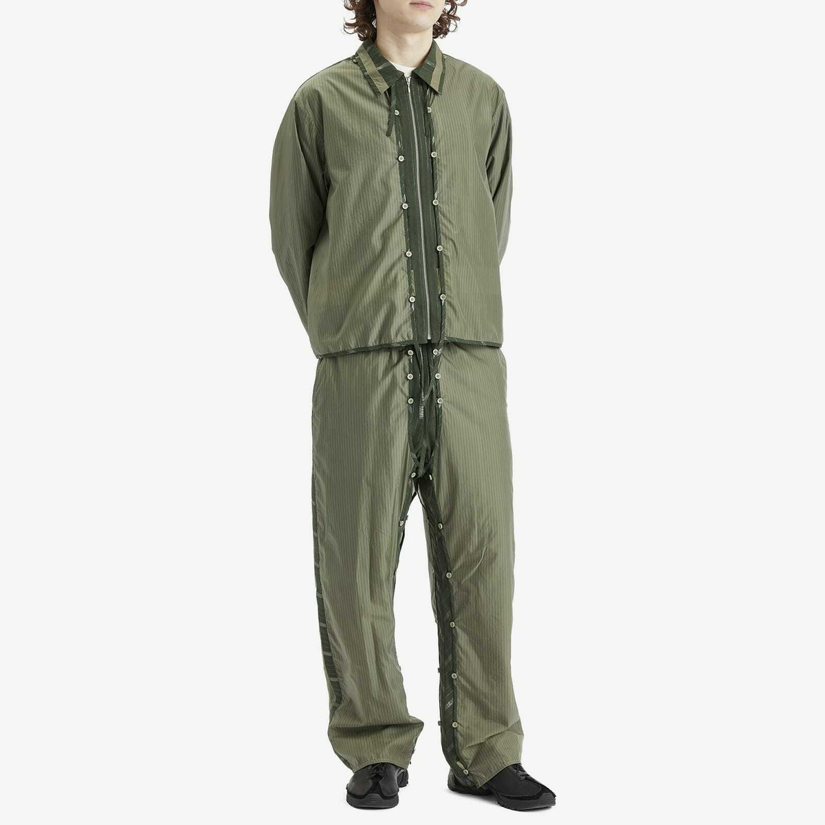 Craig Green Men's Layered Shell Jacket in Olive Craig Green