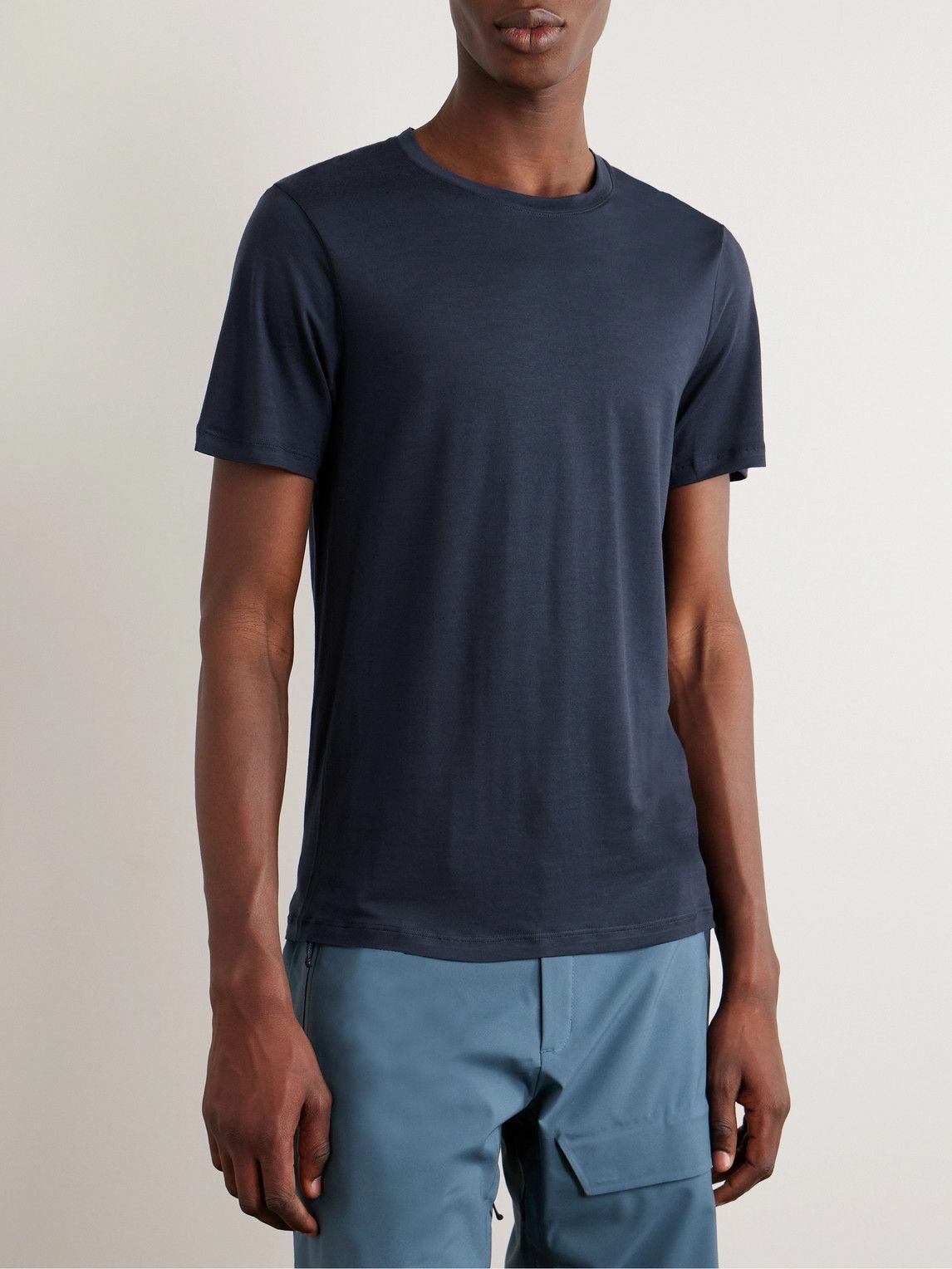 Houdini - Tree Woodland Jersey T-Shirt - Blue Houdini