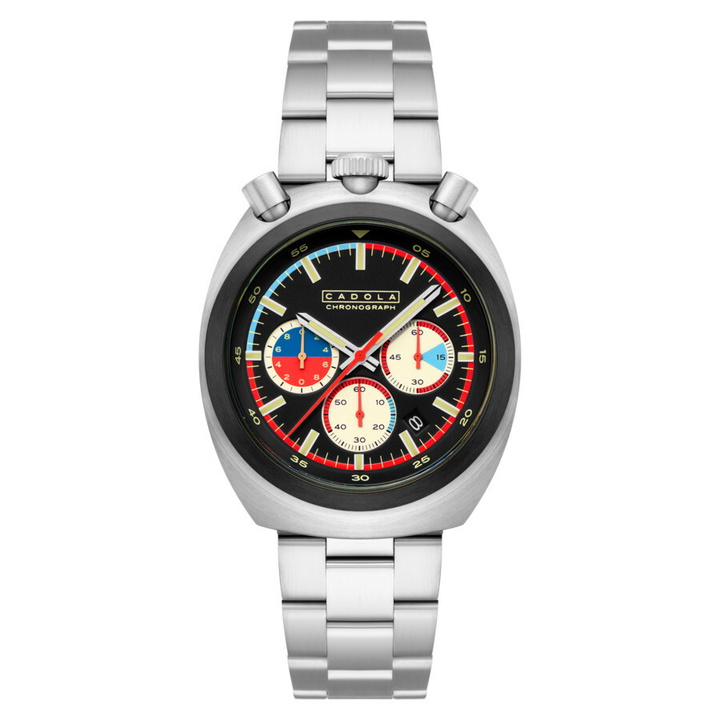 Photo: Cadola Testa Di Toro Chronograph Quartz Black Dial Mens Watch CD-1058-11