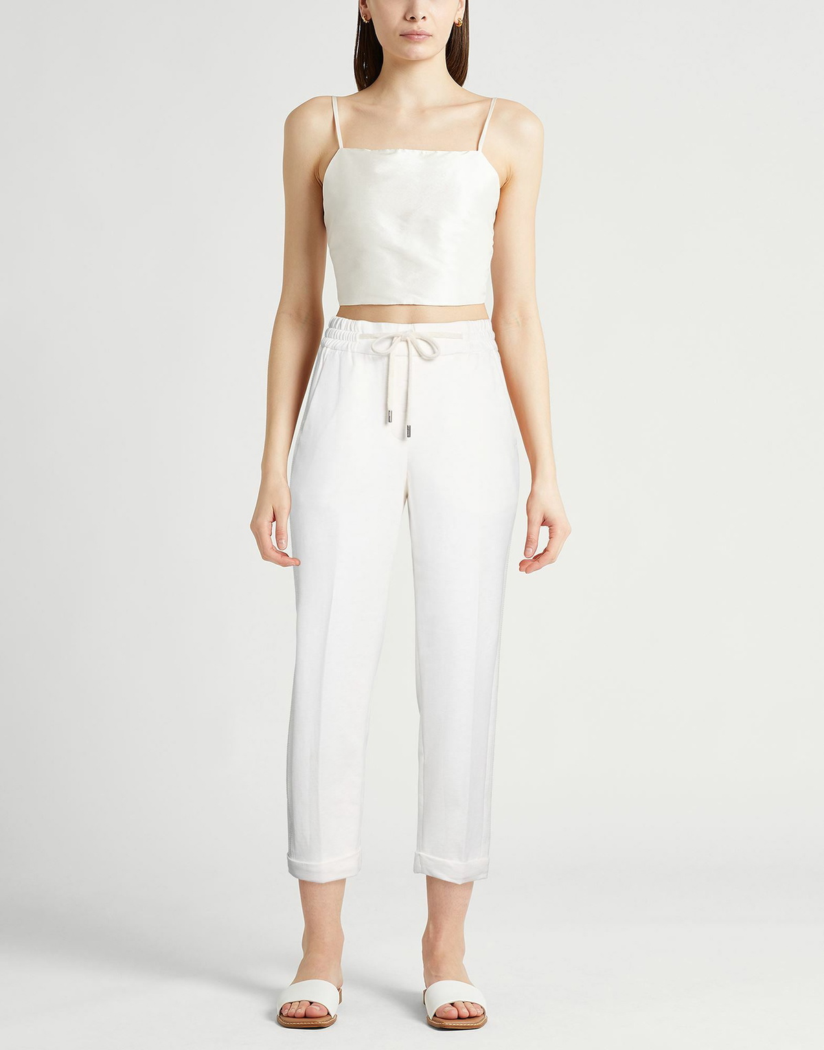 Peserico Womens Pants in Off white