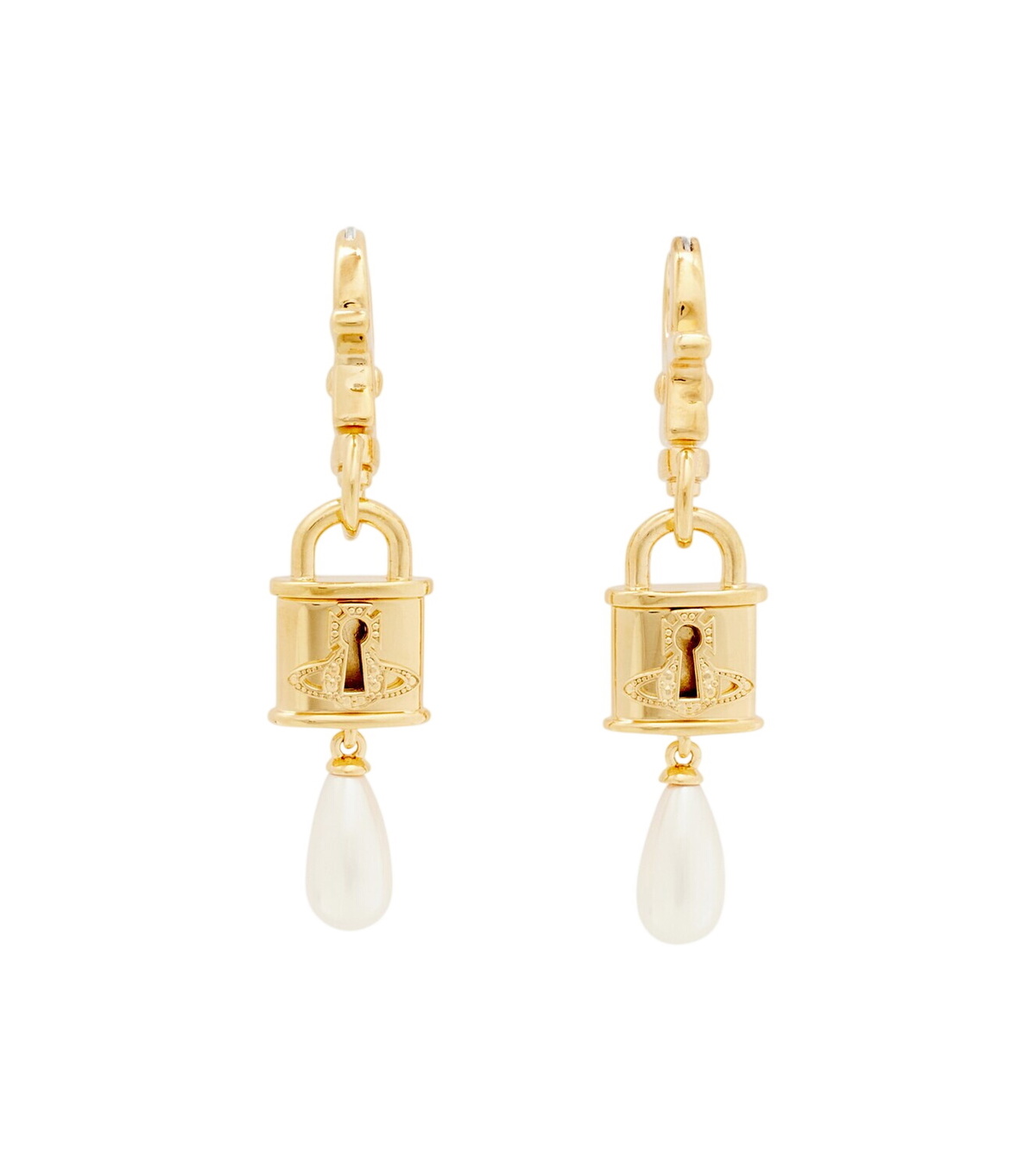 Vivienne Westwood ORIETTAピアス オリエッタ／ゴールド Vivienne Westwood Gold & Pink Orietta Earrings Vivienne Westwood