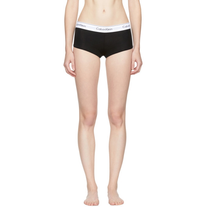 Photo: Calvin Klein Underwear Black Modern Cotton Boy Shorts