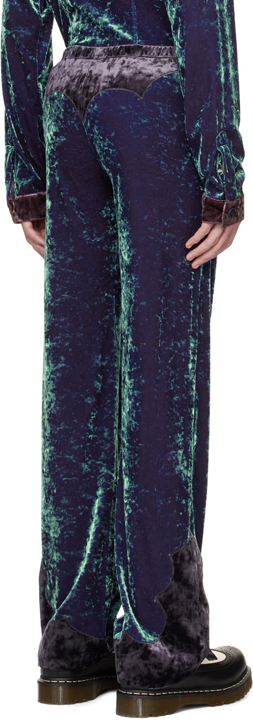 OLIVA RUBIN COLOR BLOCK TROUSERS