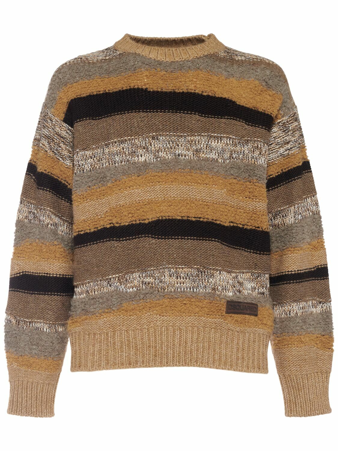 DSQUARED2 Striped Crewneck Sweater Dsquared2