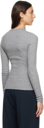 rag & bone Gray Essential Long Sleeve T-Shirt