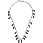 Isabel Marant Black and Silver New Amer Necklace