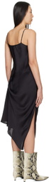 LOW CLASSIC Black 2-Way Midi Dress