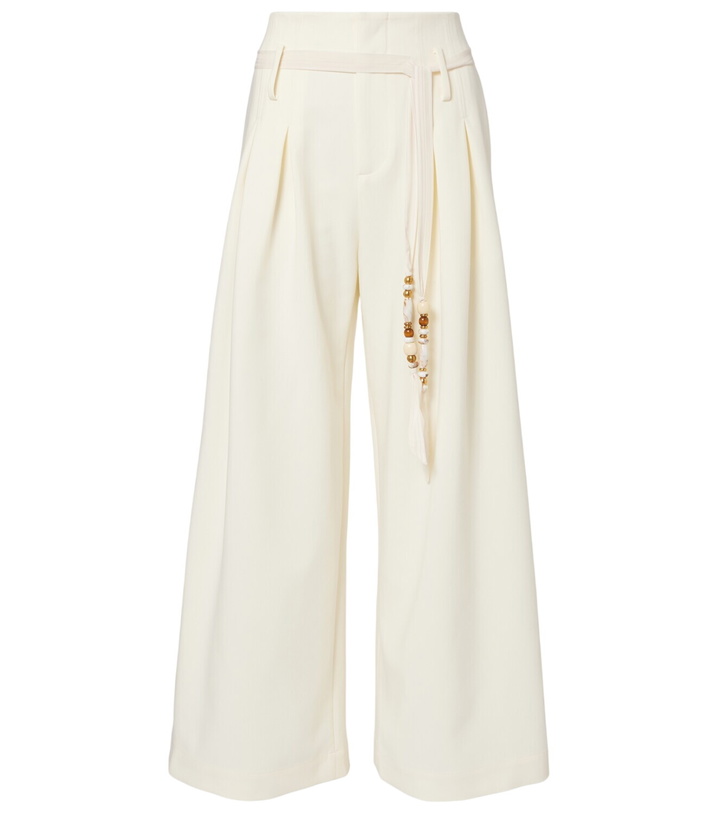 Photo: Xu Zhi Pleated high-rise wide-leg pants