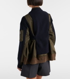 Sacai Paneled blouson jacket