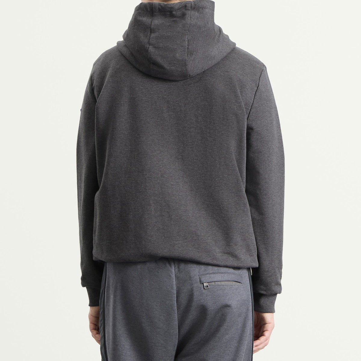 Moncler Men's Zip Up Hoodie in Grey