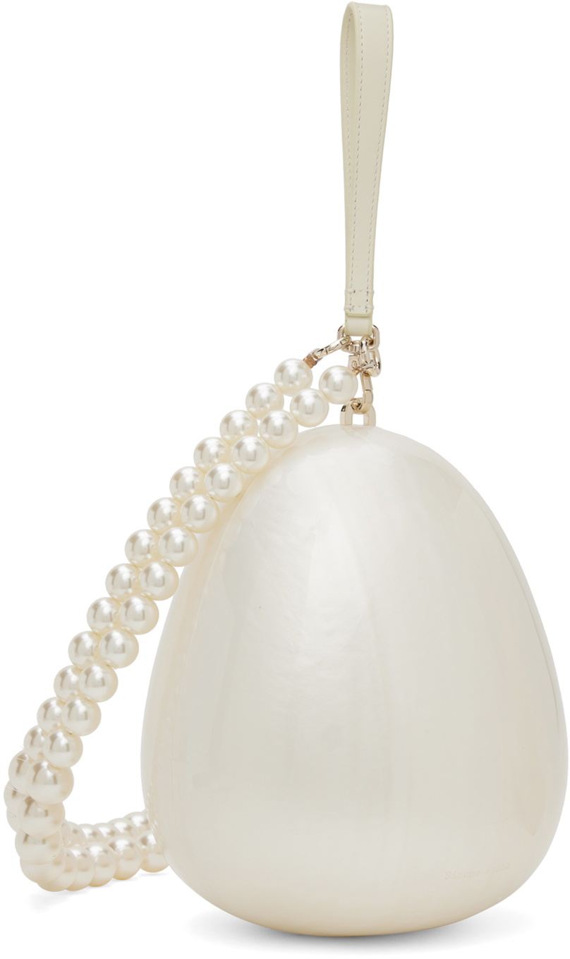 Simone Rocha Off-White Large Egg Bag