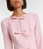 Carolina Herrera Bow-detail crêpe midi dress