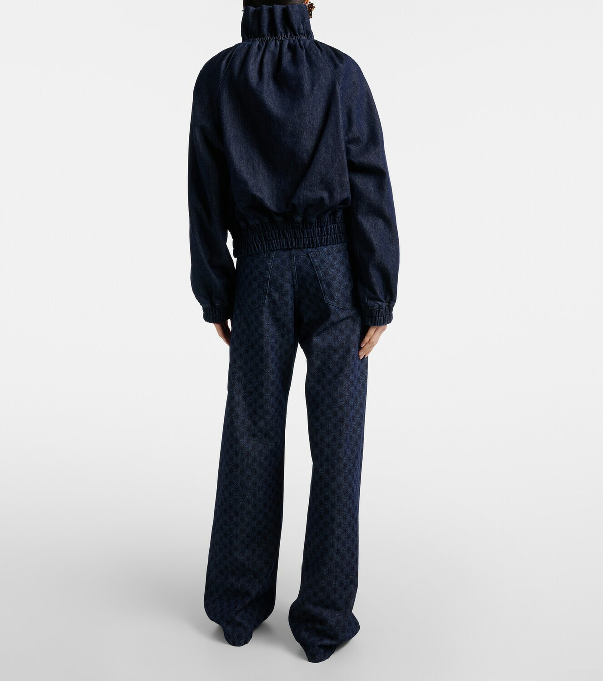 Dries Van Noten Floral wide-leg jeans