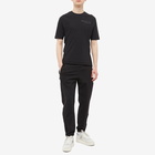 Moncler Grenoble Men's Technical Embossed Logo T-Shirt in Black