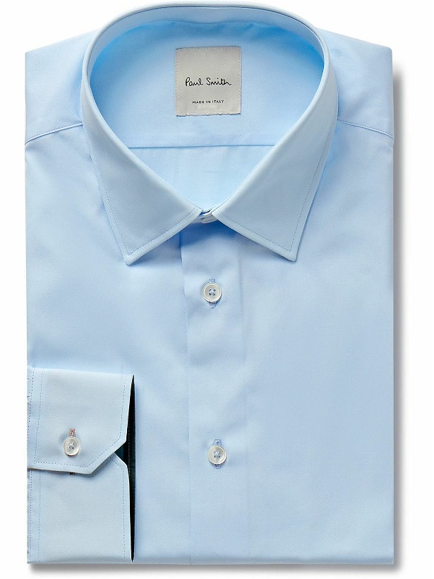 Photo: Paul Smith - Cotton-Poplin Shirt - Blue