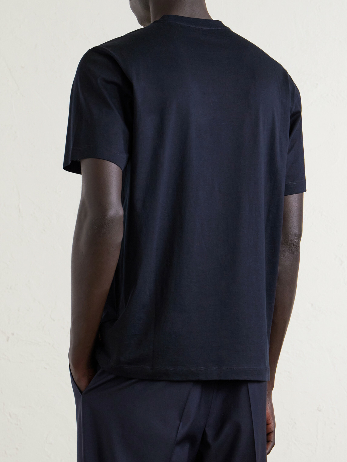 Slowear - Cotton and Silk-Blend Jersey T-Shirt - Blue