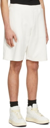 Diesel Off-White Cotton Shorts