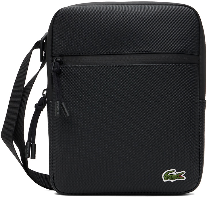 Photo: Lacoste Black Zip Crossbody Bag
