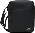 Lacoste Black Zip Crossbody Bag