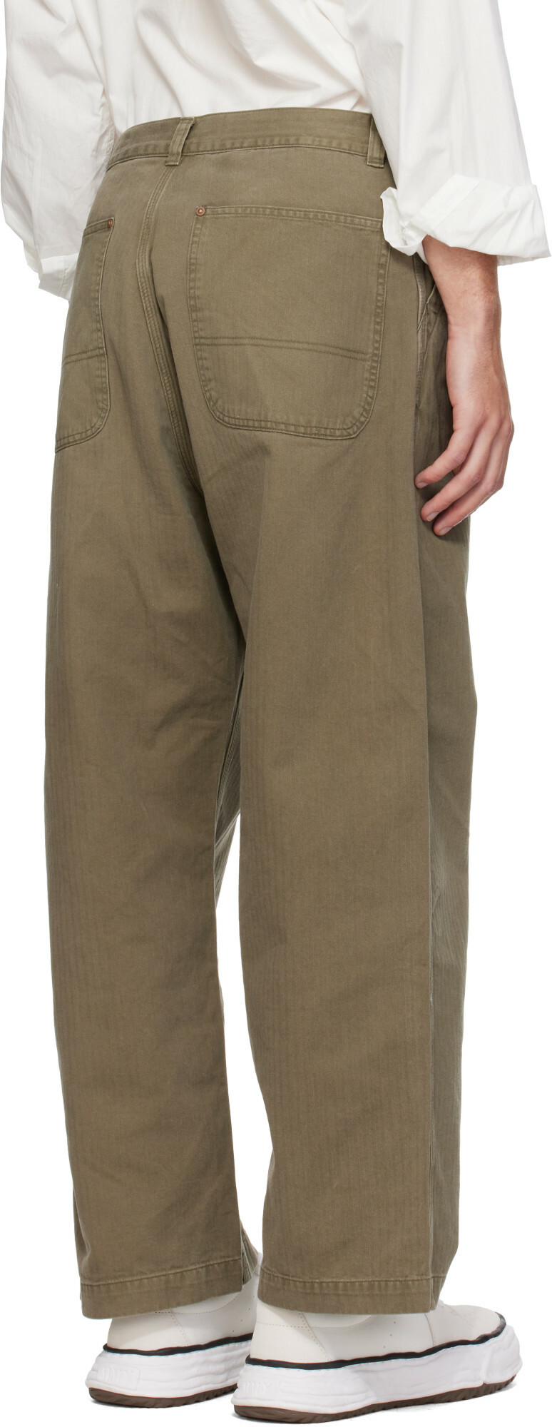 Ordinary Fits Khaki Bell Trousers