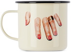 Seletti White Toiletpaper Edition Fingers Mug