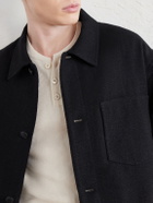 Visvim - Baker Textured Wool and Linen-Blend Jacket - Black