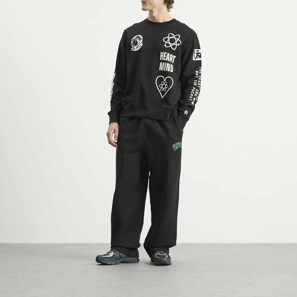 Billionaire Boys Club Men's Multi Print Sweatshirt in Black