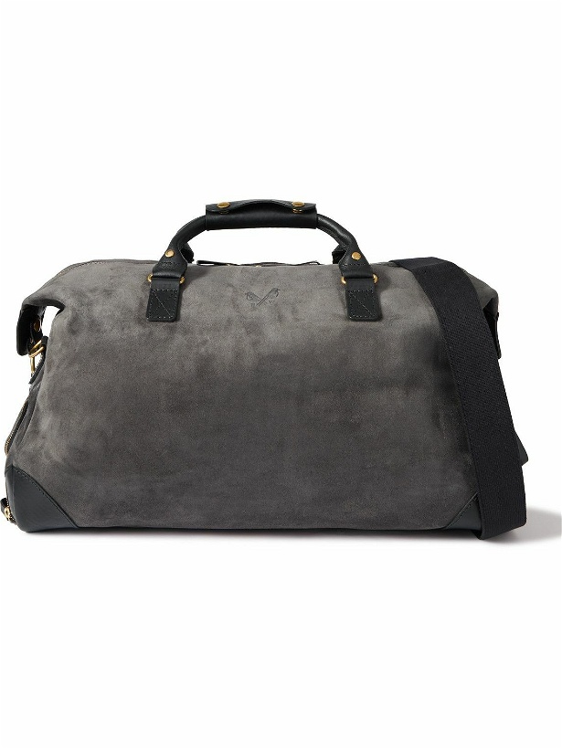 Photo: Bennett Winch - Weekender Leather-Trimmed Suede Holdall
