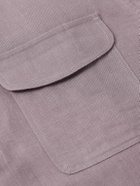 De Bonne Facture - Linen Overshirt - Purple